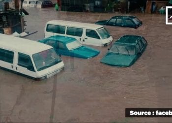 MÉTÉO : FORTE PLUIE PROVOQUANT UNE JOURNÉE NOIRE À ANTANANARIVO