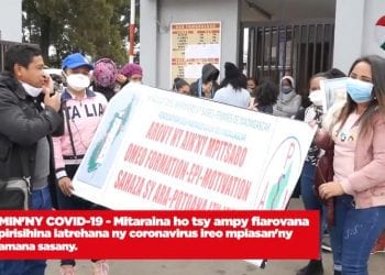 ADY AMIN’NY COVID-19 – Mitaraina ho tsy ampy fiarovana sy fampirisihina iatrehana ny coronavirus ireo mpiasan’ny fahasalamana sasany
