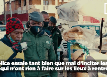 PREVENTION DE L&rsquo;EPIDEMIE – Application laborieuse des mesures de confinement dans le premier arrondissement pour la première matinée de reconfinement.