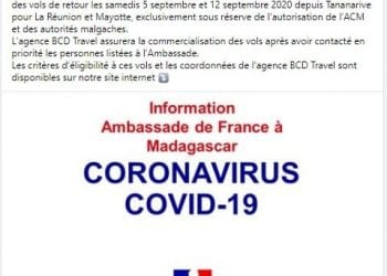 TRANSPORT – Des vols de rapatriement vers La Réunion et Mayotte avec Air Austral les 5 et 12 Septembre