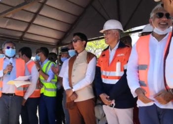 Antsohihy, 14 Octobre – Inauguration d&rsquo;une centrale hybride  photovoltaïque-thermique par le président Andry Rajoelina dans la capitale de la région Sofia.
