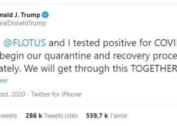 PANDEMIE – Donald Trump annonce avoir été testé positif à la Covid-19 et se met en quarantaine