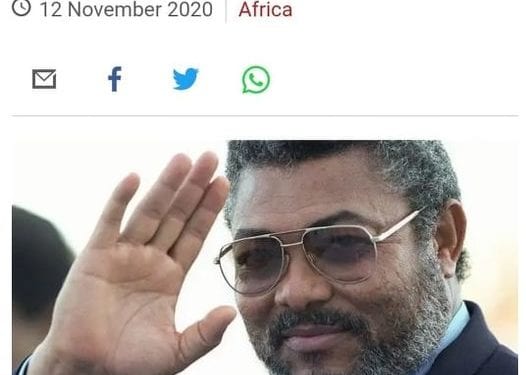 DISPARITION – Le Ghana et l&rsquo;Afrique rendent hommage à l&rsquo;ancien président ghanéen, Jerry Rawlings