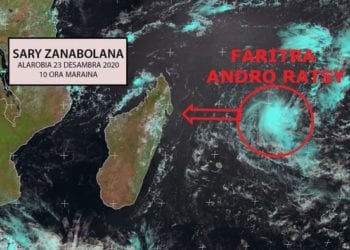 METEO – Une tempête tropicale en approche, alerte verte pour les régions de la Sava, d’Analanjirofo et d’Atsinanana