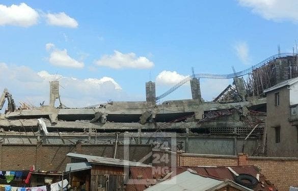 INCIDENT – L’effondrement d&rsquo;un bâtiment à étages en cours d&rsquo;extension à Anosizato fait au moins un mort et plusieurs blessés