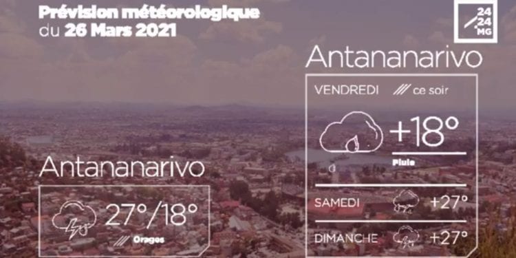 METEO du 26 mars 2021