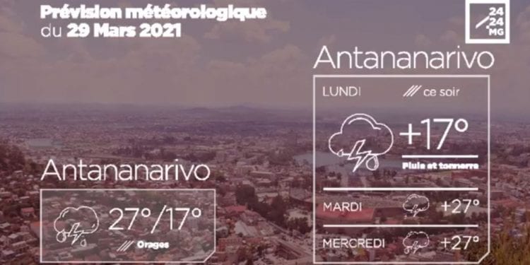 METEO du 29 mars 2021