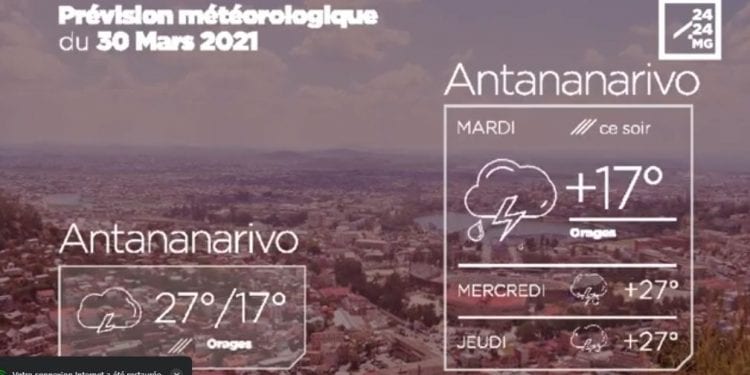 METEO du 30 mars 2021