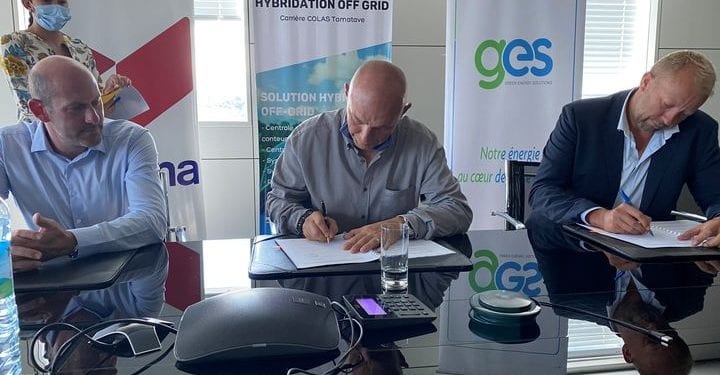 ENERGIE – Une centrale hybride développée par GES pour réduire l’empreinte carbone de Colas sur la carrière d’Ambokatra