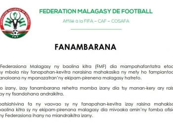 FOOTBALL – Des membres du Comité exécutif de la Fédération malgache de football annoncent le maintien de Nicolas Dupuis comme sélectionneur des Barea