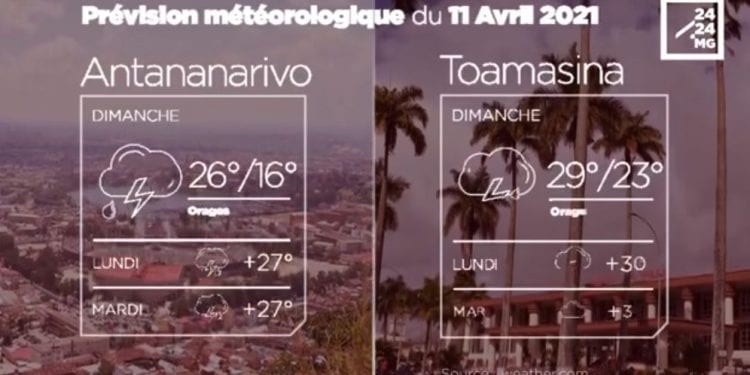 METEO du 11 avril 2021