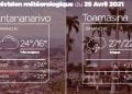 METEO du 25 avril 2021