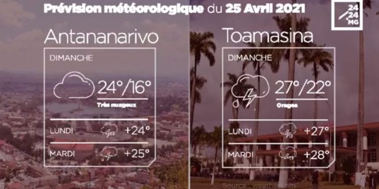 METEO du 25 avril 2021