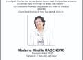 NECROLOGIE – Mireille Rabenoro, présidente de la Commission nationale indépendante des droits de l’Homme, rejoint les étoiles