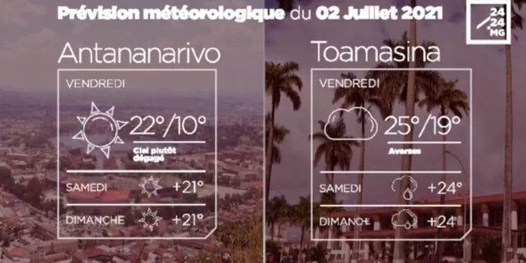 METEO du 02 juillet 2021
