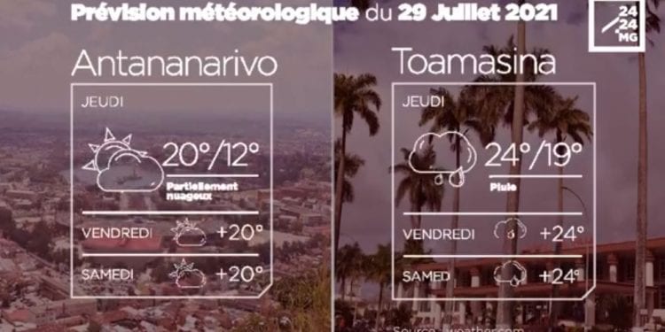 METEO du 29 juillet 2021