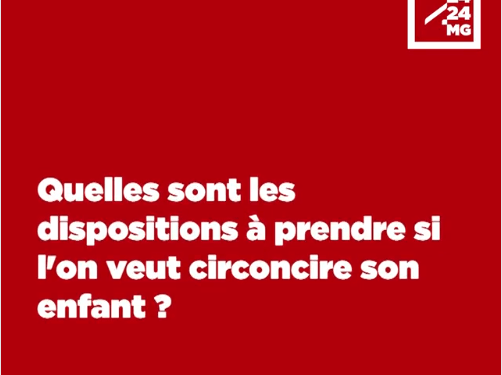 SANTE – Les motifs médicaux de la circoncision