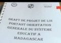 ENSEIGNEMENT – Le processus d’adoption d’une nouvelle loi d’orientation sur le système éducatif en cours