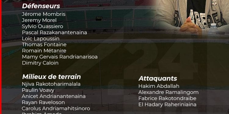 FOOTBALL – Une liste élargie classique pour la grande première d’Eric Rabesandratana à la tête des Barea