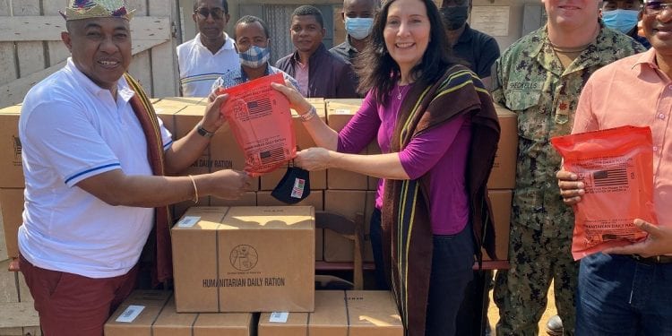 LUTTE CONTRE L’INSECURITE ALIMENTAIRE – 300.000 repas pré-emballés offerts par le département de la Défense des Etats-Unis pour nourrir 2.100 personnes pendant 90 jours
