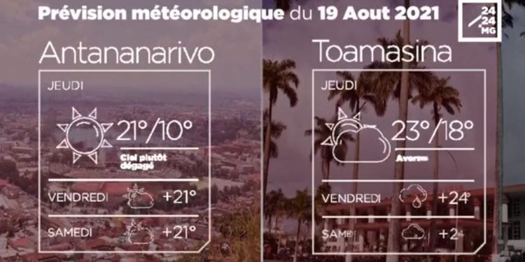 METEO du 19 août 2021