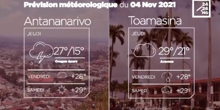 METEO du 04 novembre 2021