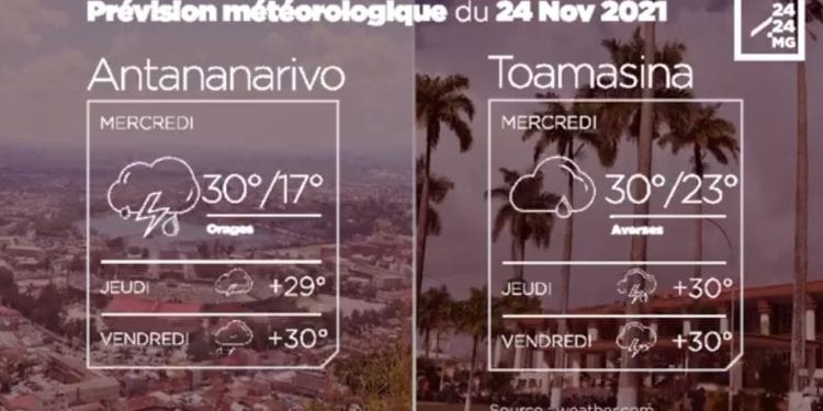 METEO du 24 novembre 2021
