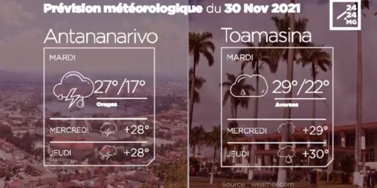 METEO du 30 novembre 2021
