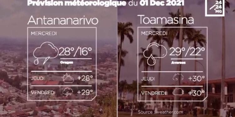 METEO du 01 décembre 2021