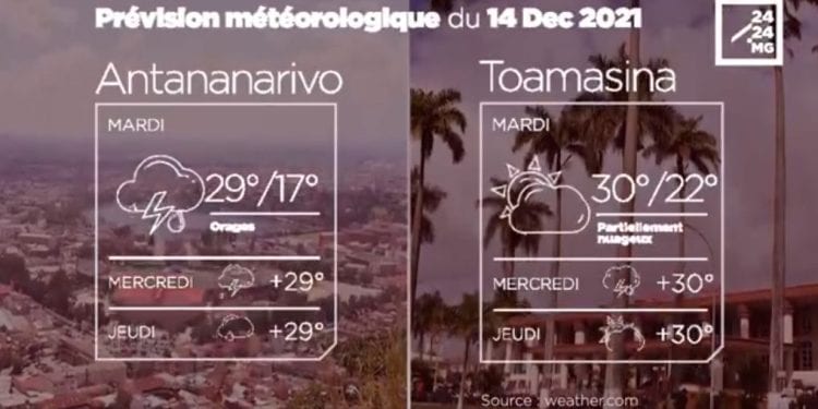 METEO du 14 décembre 2021