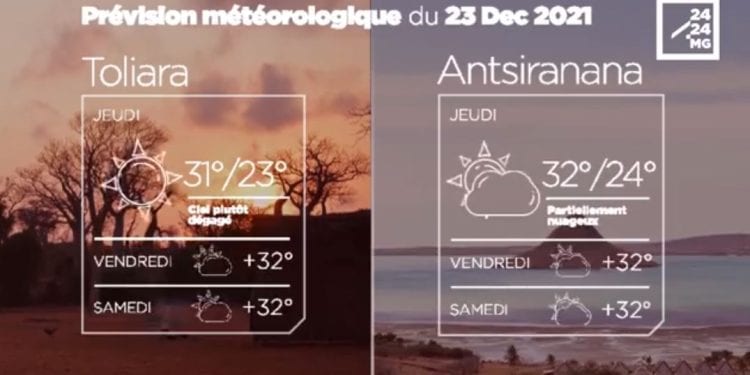 METEO du 23 décembre 2021