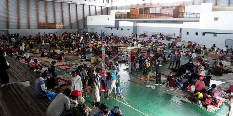 INONDATION – 18 sites d’hébergement dont des écoles ouverts pour accueillir près de 8.500 sinistrés sur 17.500, selon le BNGRC