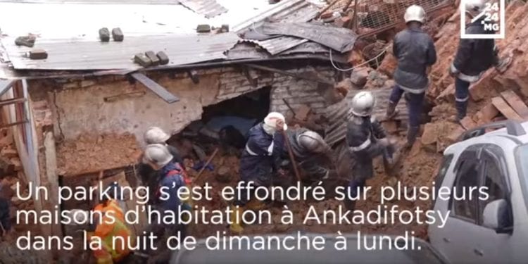 INTEMPERIES – Au moins six morts dans un éboulement de parking à Ankadifotsy
