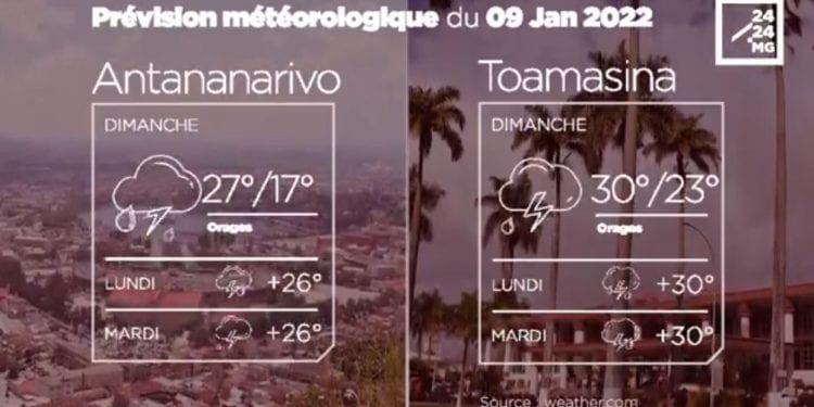 METEO du 09 janvier 2022