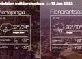 METEO du 13 janvier 2022