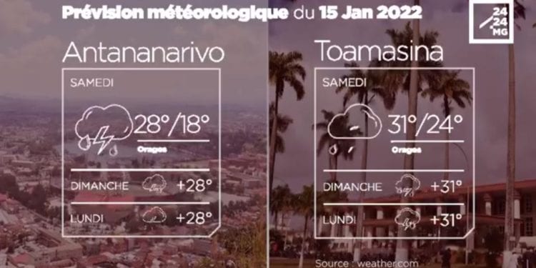 METEO du 15 janvier 2022