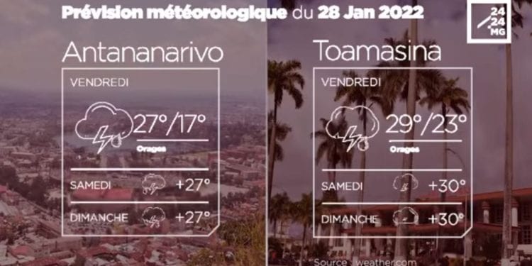 METEO du 28 janvier 2022