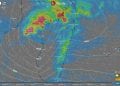 METEOROLOGIE – La dépression n°1 est sortie en mer ce dimanche matin, elle est prévue atteindre le stade de tempête dans les prochaines 24 heures
