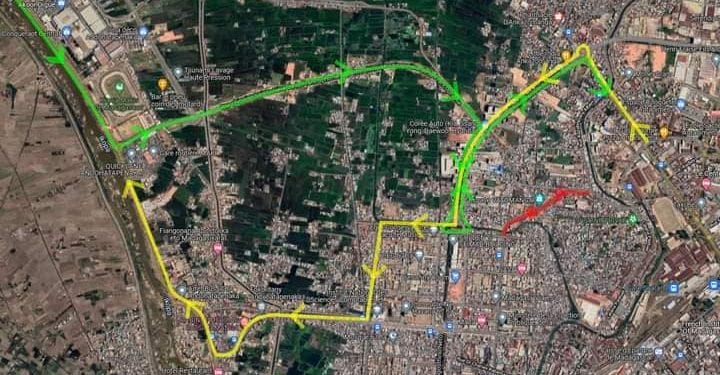 CIRCULATION – De nouveaux trajets pour les véhicules de transport public en commun desservant utilisant la rue Rainikibory entre l&rsquo;Eglise Jesosy Mamonjy aux 67Ha et le carrefour des marchands d&rsquo;oeufs à Antohomadinika