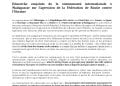 CONFLIT – L’Union européenne, la Corée, les Etats-Unis, la France, l’Allemagne, le Japon, la Norvège, le Royaume-Uni, la Suisse encouragent Madagascar à condamner publiquement l’agression de la Russie contre l’Ukraine.
