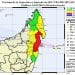METEOROLOGIE – Dumako touchera terre à Sainte Marie et Soanierana Ivongo ce mardi soir, des pluies de plus de 160mm attendues dans la région d’Analanjirofo