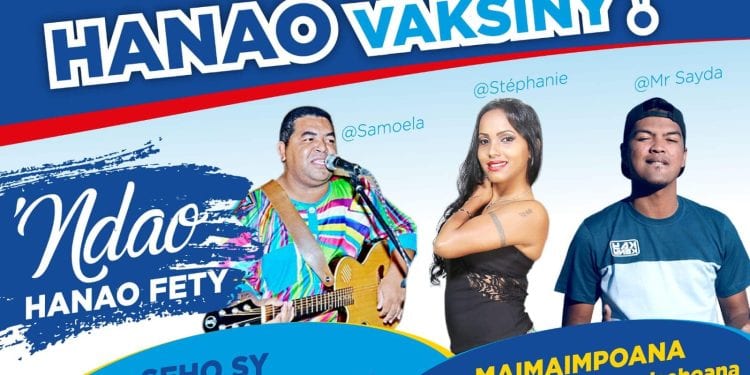 SANTE PUBLIQUE – Un concert gratuit sur le parvis de l’Hôtel de Ville pour marquer le lancement de la campagne de vaccination contre la Covid-19 pour une durée de 30 jours dans le Grand Tana