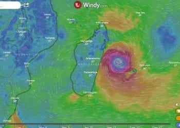 Suivez l&rsquo;évolution du cyclone tropical intense Batsirai.