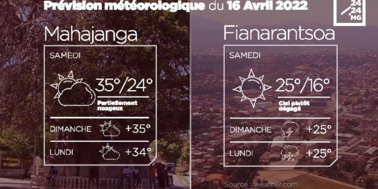 METEO du 16 avril 2022