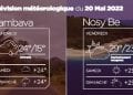 METEO du 20 mai 2022