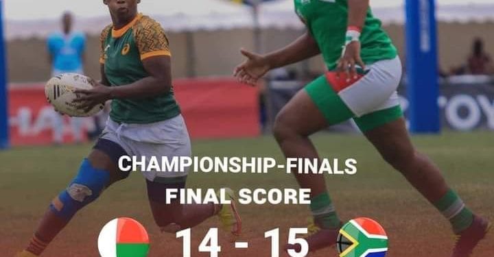 RUGBY – Les Ladies Makis terminent vice-championnes de l’Africa women’s sevens en perdant d’un point face à l’Afrique du Sud
