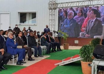 INDUSTRIE – Inauguration à Anosimanjaka – Ambohitrimanjaka de l&rsquo;usine Mabel, unité d&rsquo;abattage et de transformation de poulets, en présence du président de la République