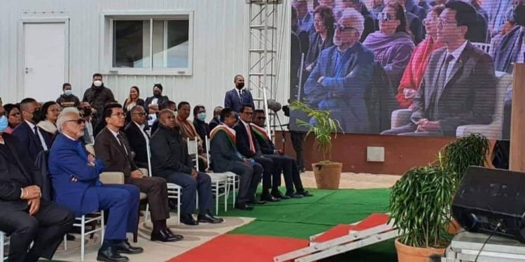 INDUSTRIE – Inauguration à Anosimanjaka – Ambohitrimanjaka de l’usine Mabel, unité d’abattage et de transformation de poulets, en présence du président de la République