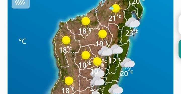 METEOROLOGIE – Vents forts et fortes houles dans de nombreuses régions de la Grand île jusqu’à vendredi pour cause d’alizés