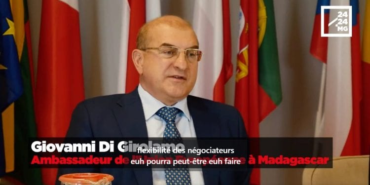 GIOVANNI DI GIROLAMO, AMBASSADEUR DE L’UNION EUROPEENNE – « Ce n’est pas un ambassadeur ou même un groupe de collaborateurs capables qui va résoudre tous les problèmes »